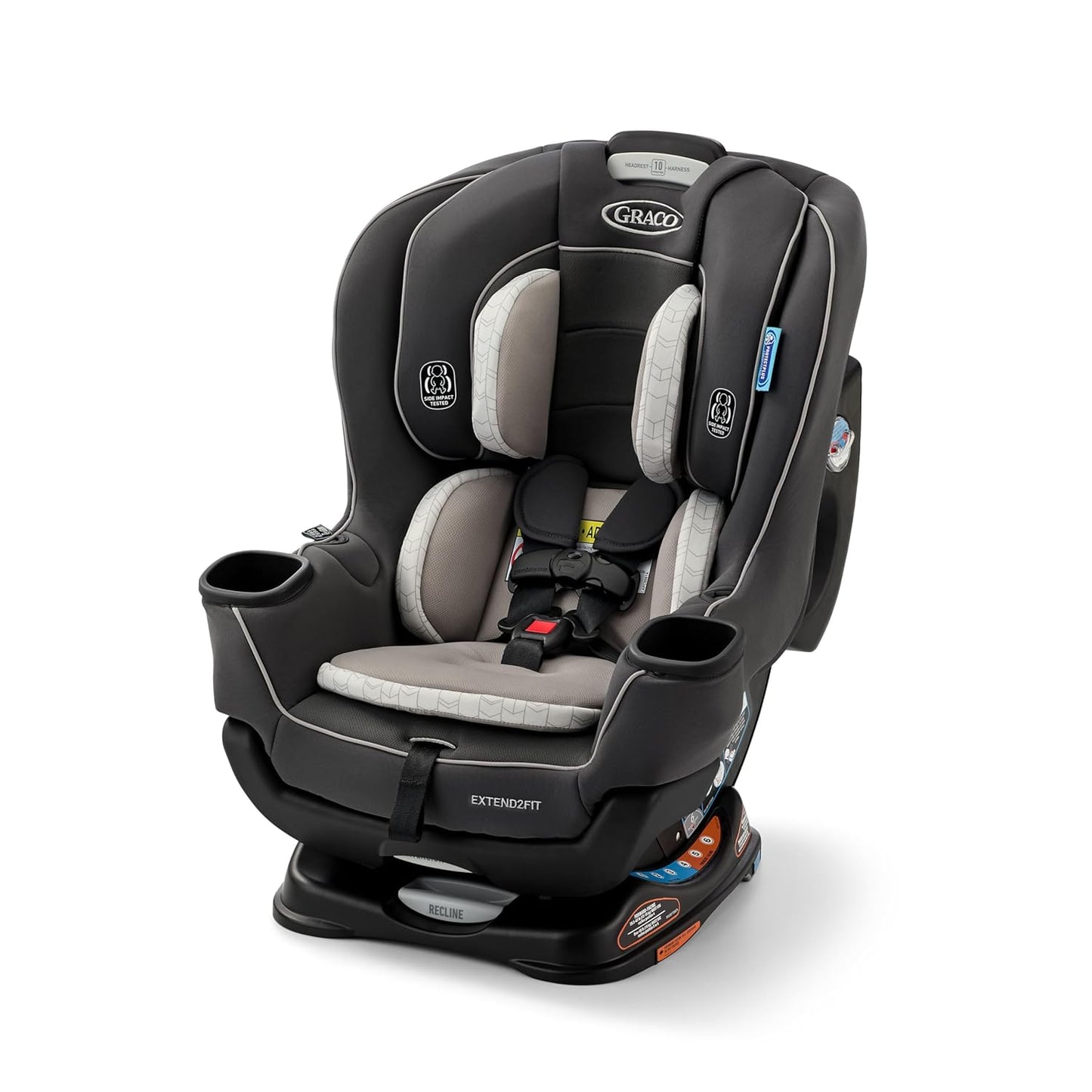 Graco Extend2Fit Convertible Baby Car Seat for Growing Kids