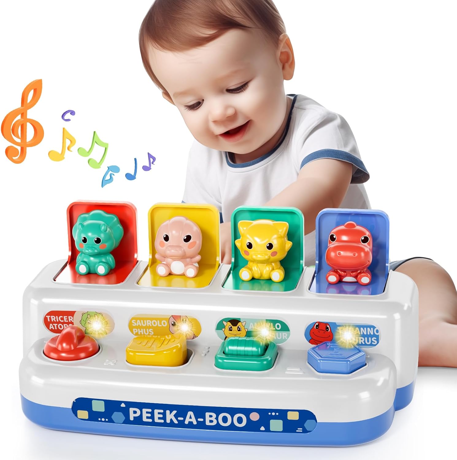 Interactive Pop-Up Toddler Toy - Engaging Cause and Effect Fun