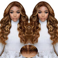 24 Inch Blonde Glueless Lace Front Wig Human Hair - Pre Plucked, Pre