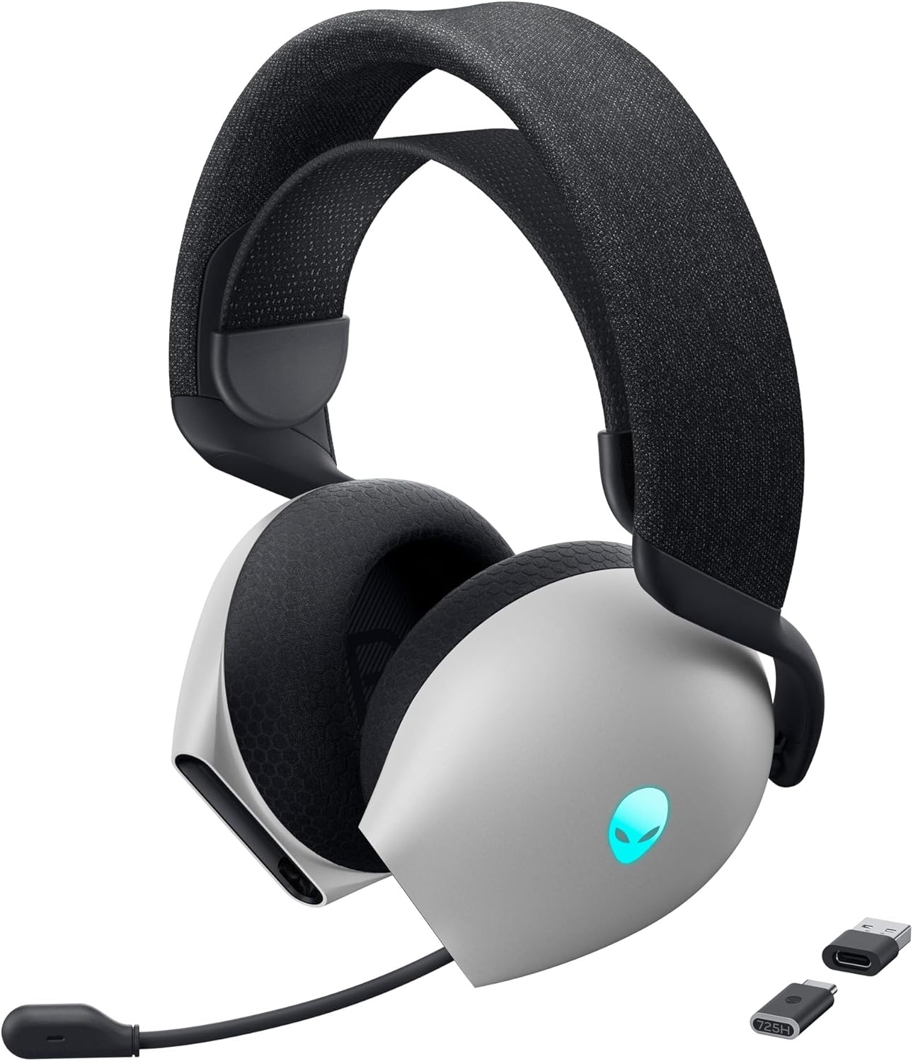 Alienware Tri-Mode Wireless Gaming Headset - Crystal Clear Sound, 55 Hr Battery Talk Time
