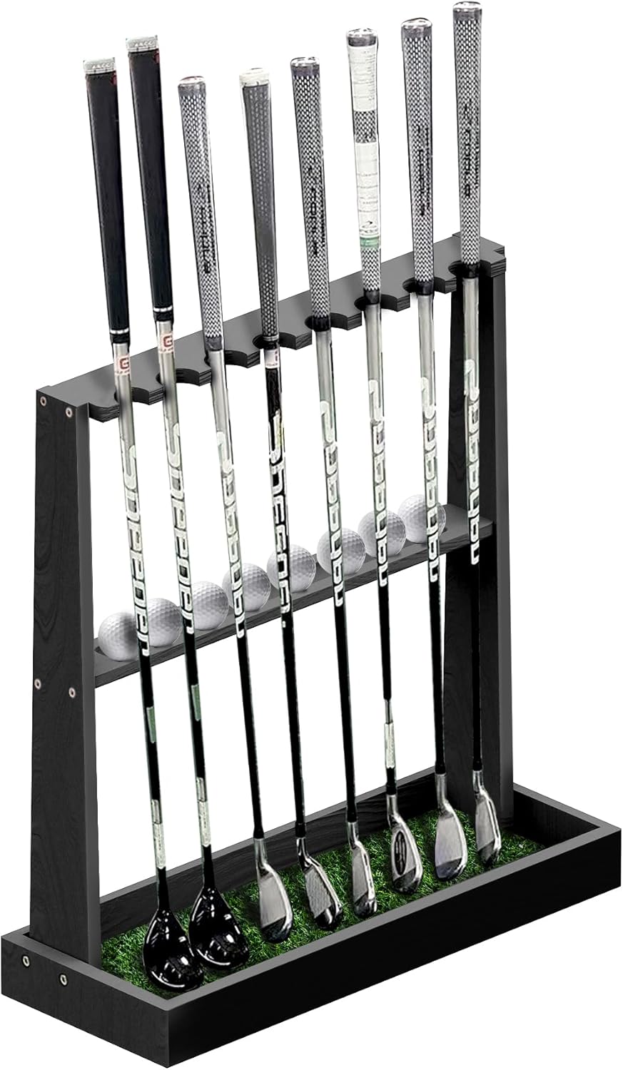 Wooden Golf Club Rack - Space-Saving Organizer