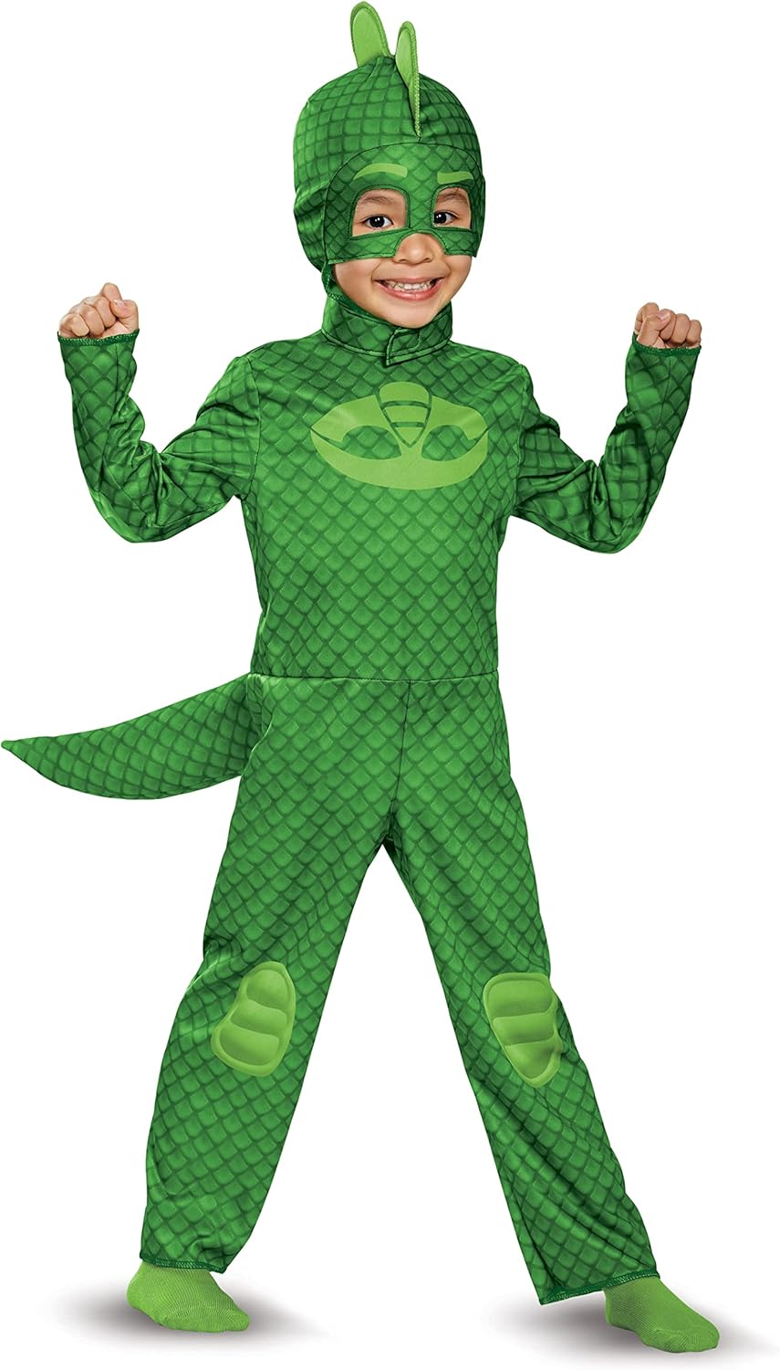 PJ Masks Gecko Costume for Toddlers - Fun Superhero Jumpsuit