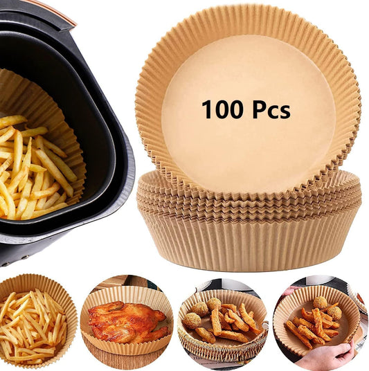100PCS Air Fryer Liners, Oil-proof Non-stick