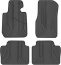 Full Black Rubber Car Floor Liners for BMW 3/4 Series 2012-2018