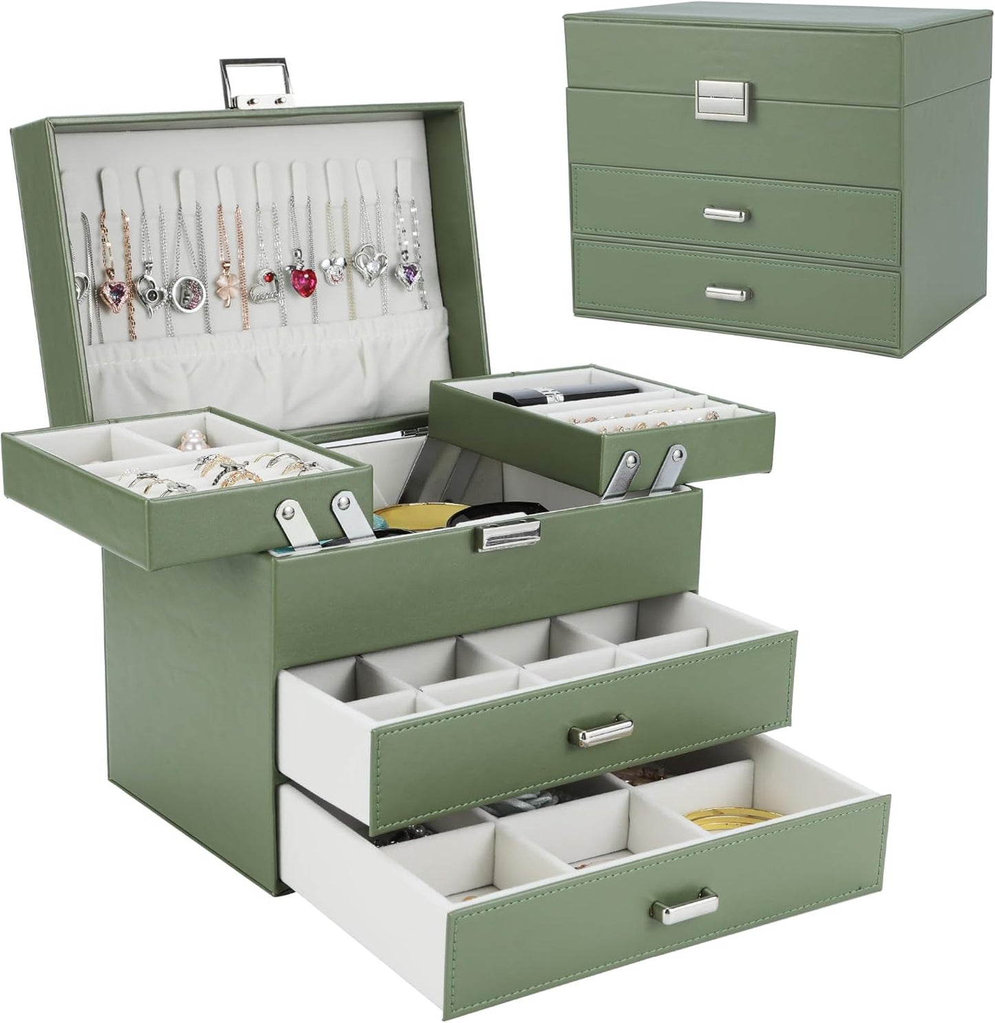 Dajasan Jewelry Organizer Box for Women - Elegant Storage Solution