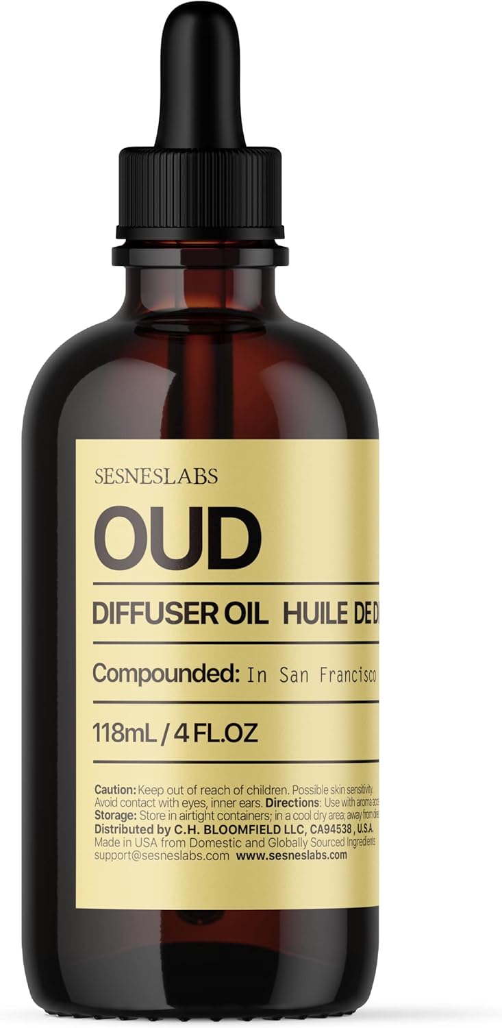 Oud Diffuser Oil by sesneslabs - Luxury Scent Blend