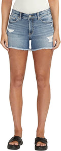 Suki Mid Rise Curvy Fit Short - Flattering Mid Rise Denim