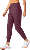 Soothfeel Women's Joggers with Zipper Pockets for Yoga and Workouts