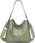 Montana West Medium Hobo Bag for Women - Roomy Vegan Leather Satchel