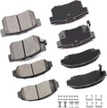 cci yu Ceramic Brake Pads Kit for Acura TSX and Honda Accord - Quiet