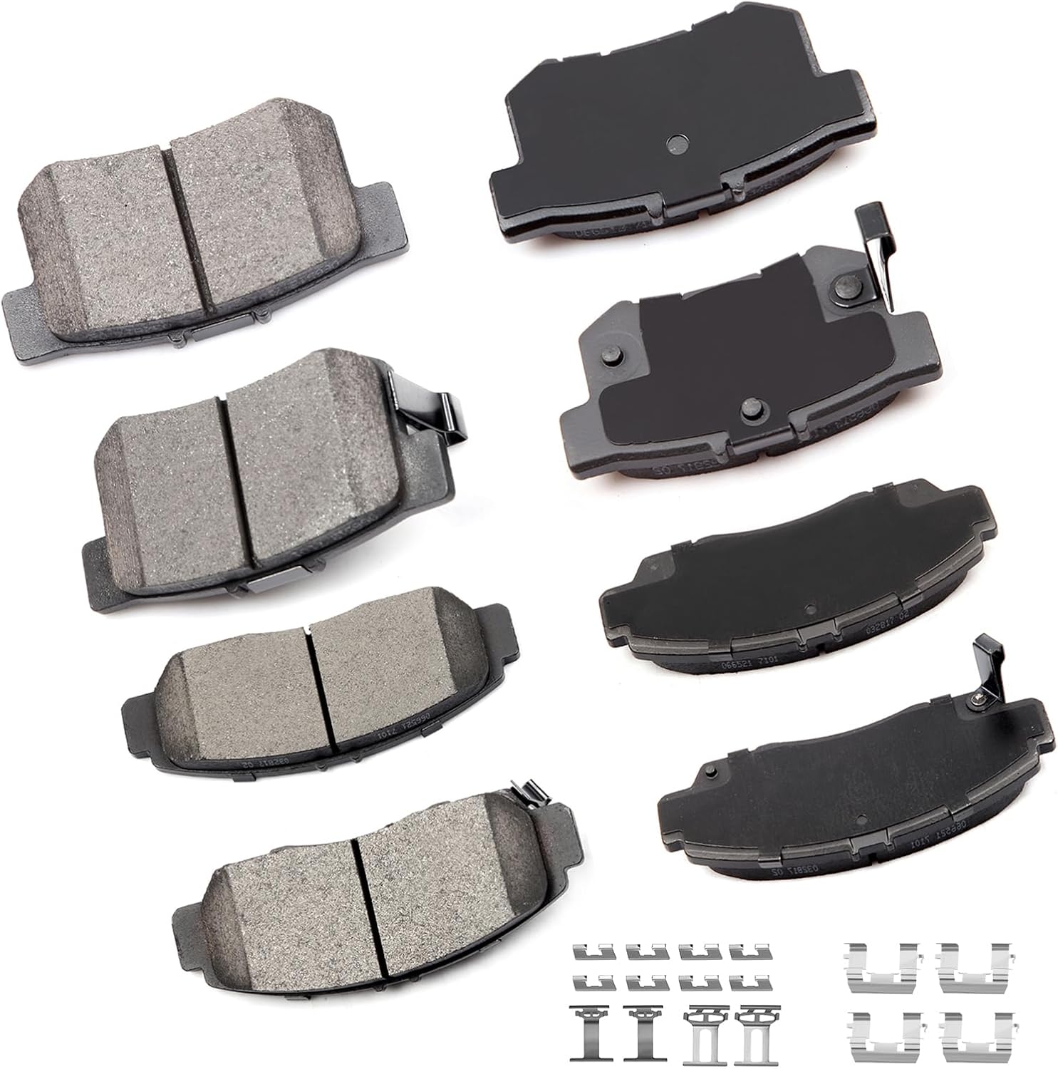 cciyu D537 D787 Ceramic Brake Pads Kits for Acura TSX & Honda Accord