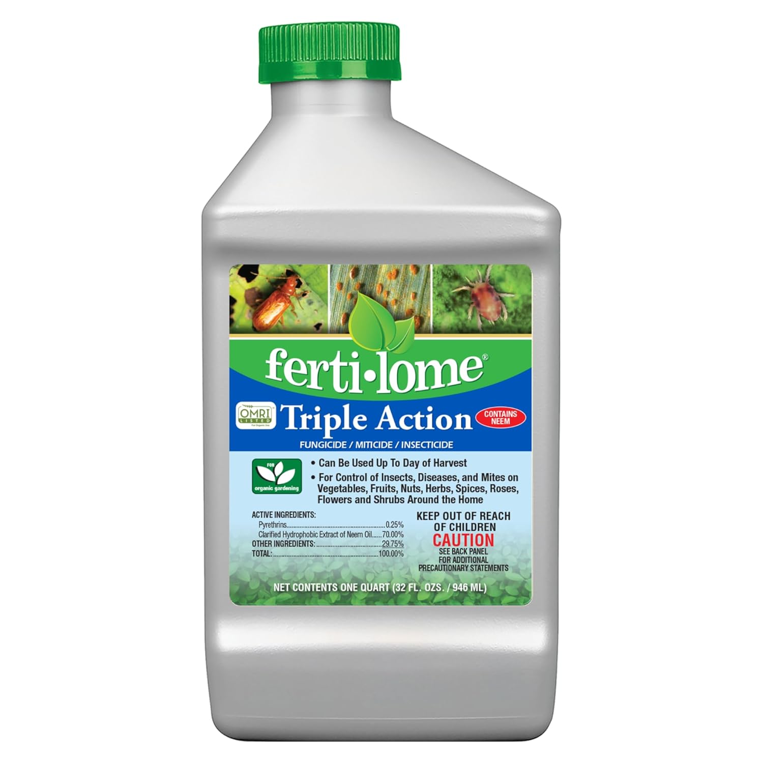 Fertilome Triple Action 32 oz Insecticide, Miticide, Fungicide