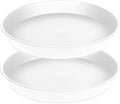 2 Pack 19 in Plant Saucer 2.7 in Deep - Durable Large Trays