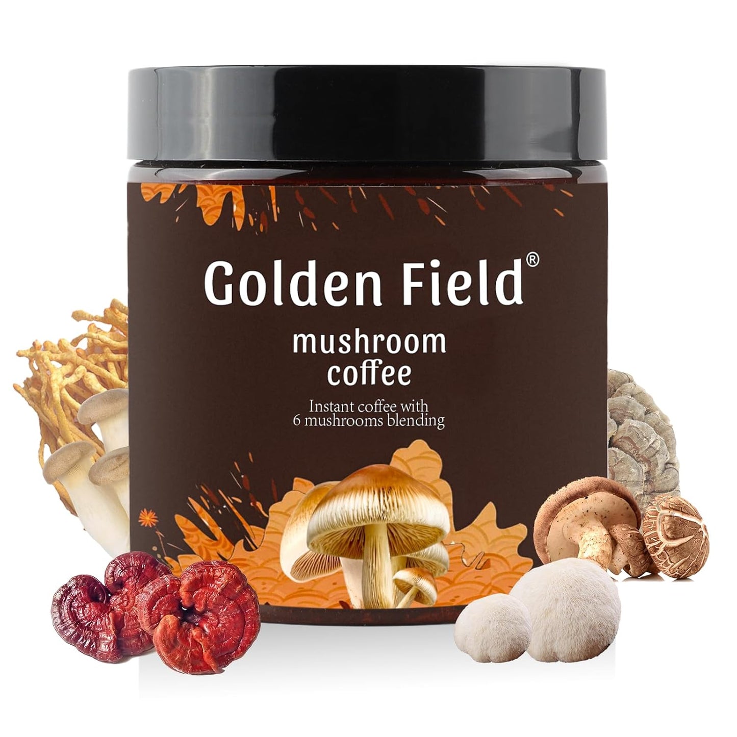 Mushroom Coffee Blend | Boosted with Lions Mane & Coconut Milk | 30 Servings