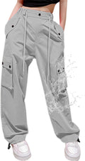 Cromoncent Cargo Pants Girls & Women Parachute Pants - Y2K Baggy