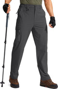 Men's Hiking Cargo Pants - Water Resistant Quick Dry Tactical