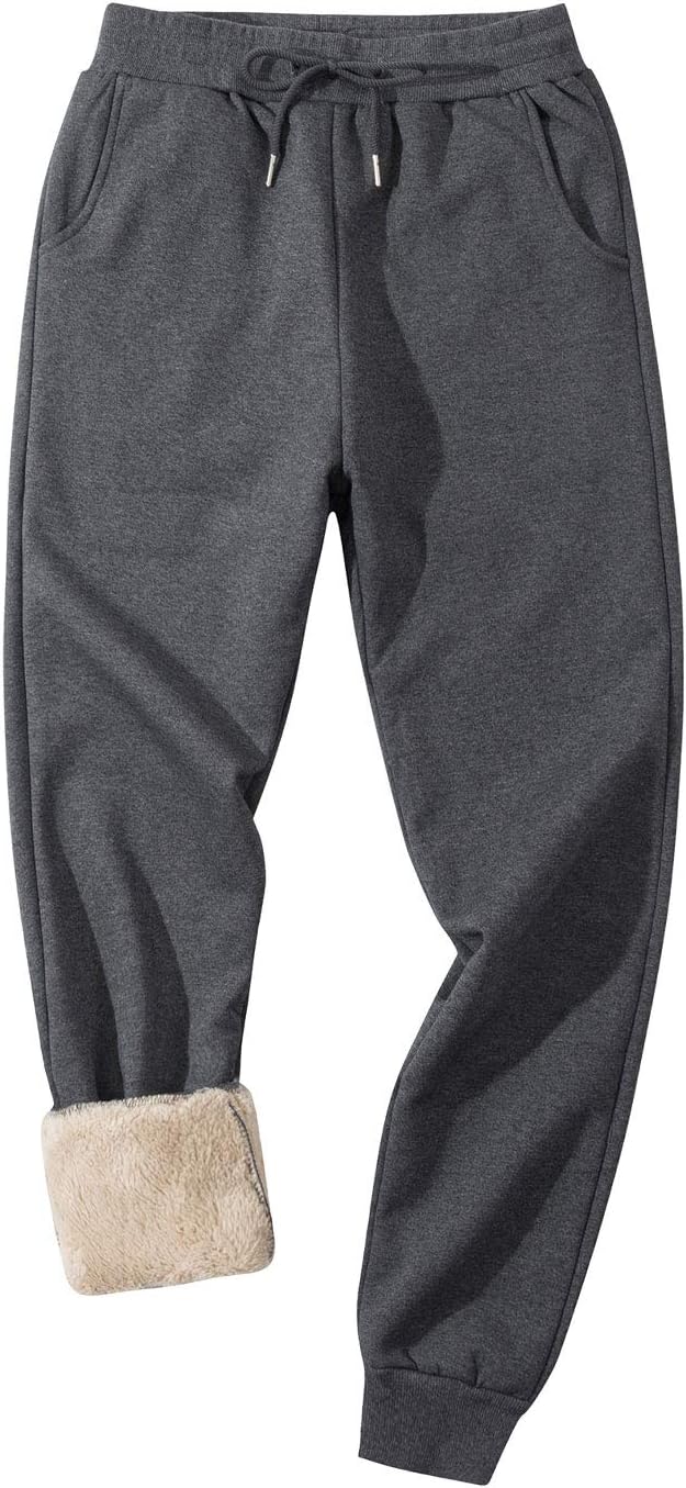 Gihuo Men's Winter Fleece Pants for Comfort and Style