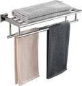 Towel Rack with Shelf 20 in Double Towel Racks for Bathroom - Durable