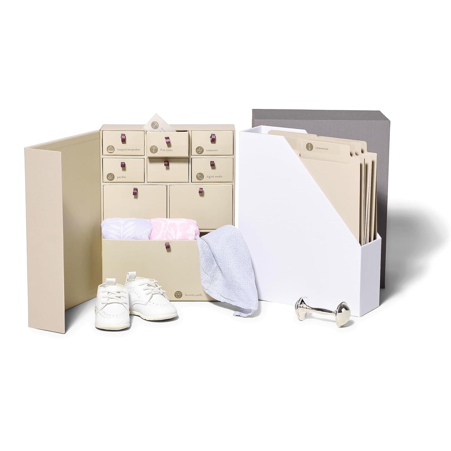 Savor Deluxe Baby Keepsake Box for Cherishing Memories