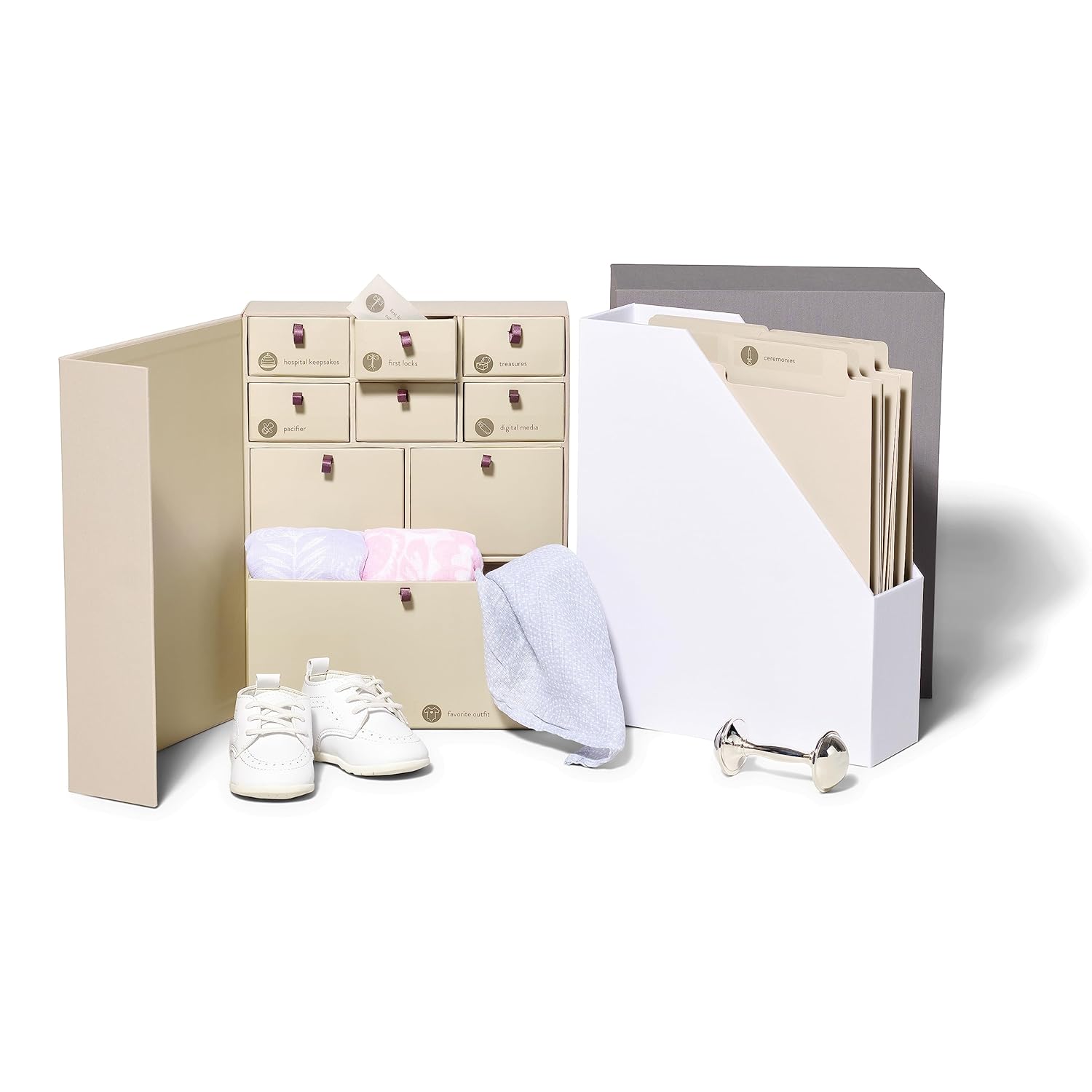 Savor Deluxe Baby Keepsake Box for Cherishing Memories