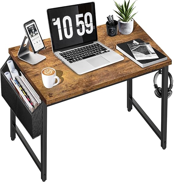 Small Desk for Small Spaces - Rustic 30 31 Inch Writing Table