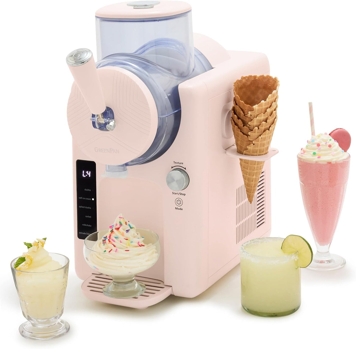 GreenPan Frost Ice Cream Machine: 15-in-1 Frozen Treat Maker