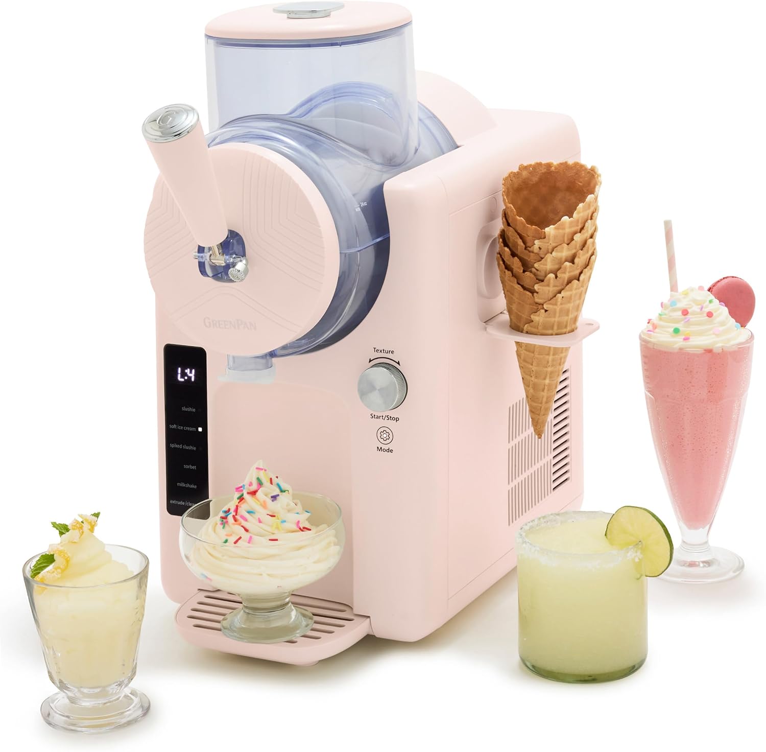 GreenPan Frost Ice Cream Machine: 15-in-1 Frozen Treat Maker