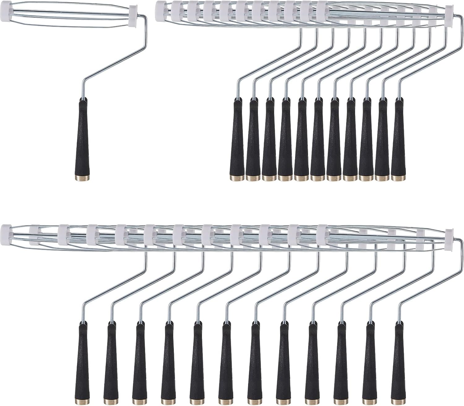 Gerrii 24 Pcs 9 Inch Paint Roller Set for Home Painting Needs