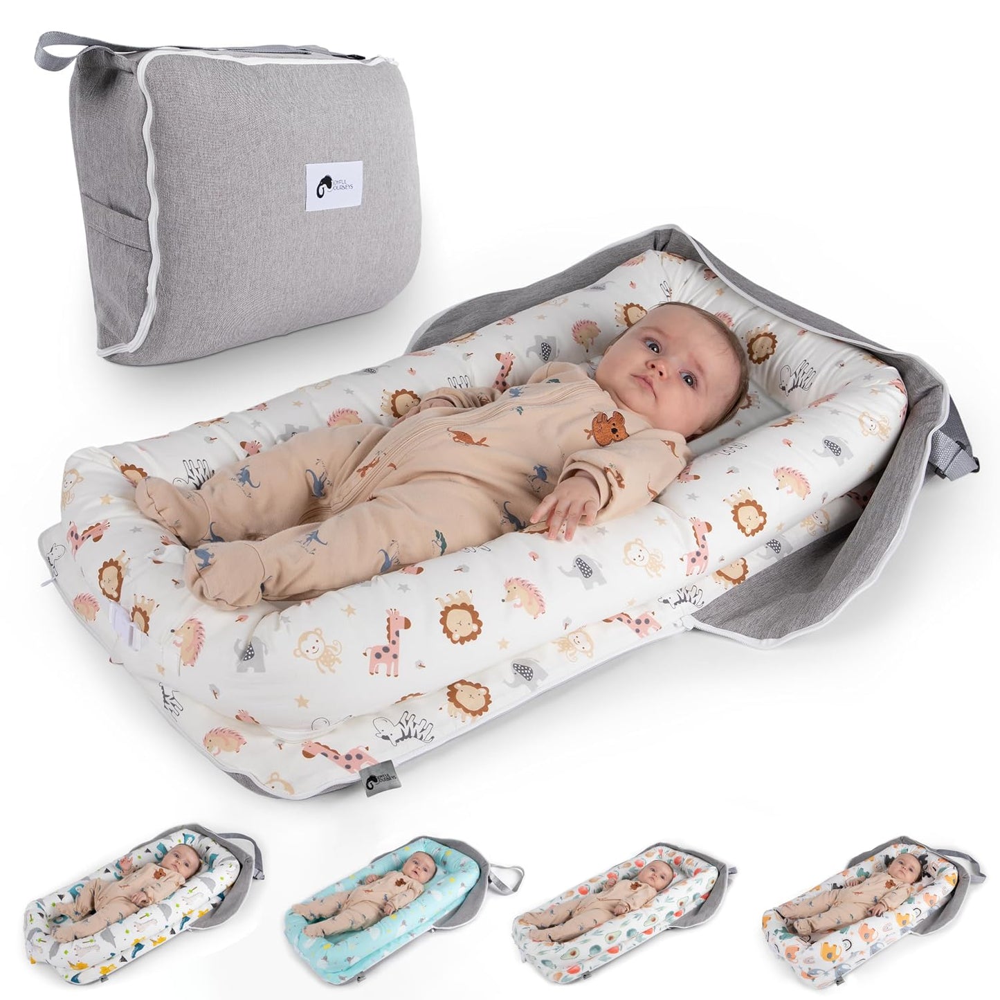 Joyful Journeys Baby Lounger Diaper Bag for Easy Parenting