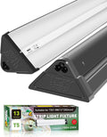 LUCKY HERP T5 Reptile Light Fixture Combo Kit for Reptiles