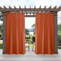 Exclusive Home Cabana Light Filtering Indoor/Outdoor Curtain Panels