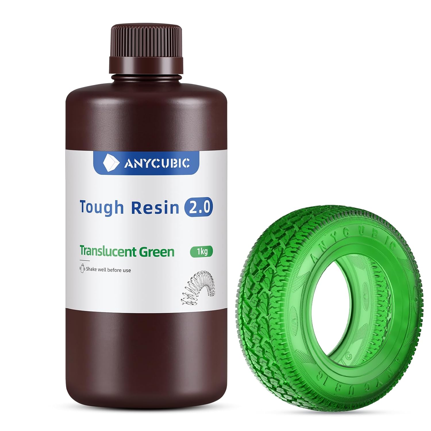 ANYCUBIC Tough Resin 2.0 for High Precision 3D Printing