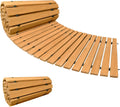 Wooden Garden Pathway 6FT Roll Out Walkway - Weather-Resistant Rustic