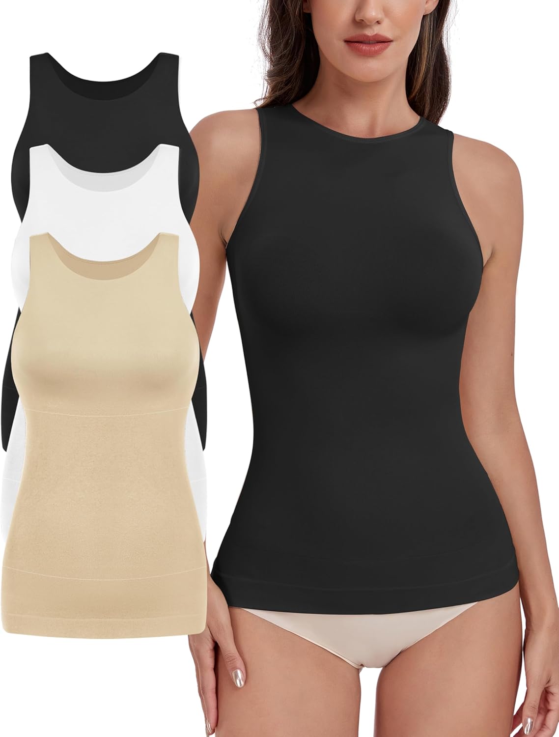 EUYZOU Women Shapewear Tummy Control Tank Tops for Comfort