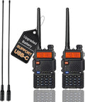 BAOFENG UV-5R Ham Radio Handheld Walkie Talkie 2 Pack - Long Range