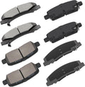 cci yu D1159 D999 Front Rear Ceramic Brake Pads Kits - Quiet Ceramic