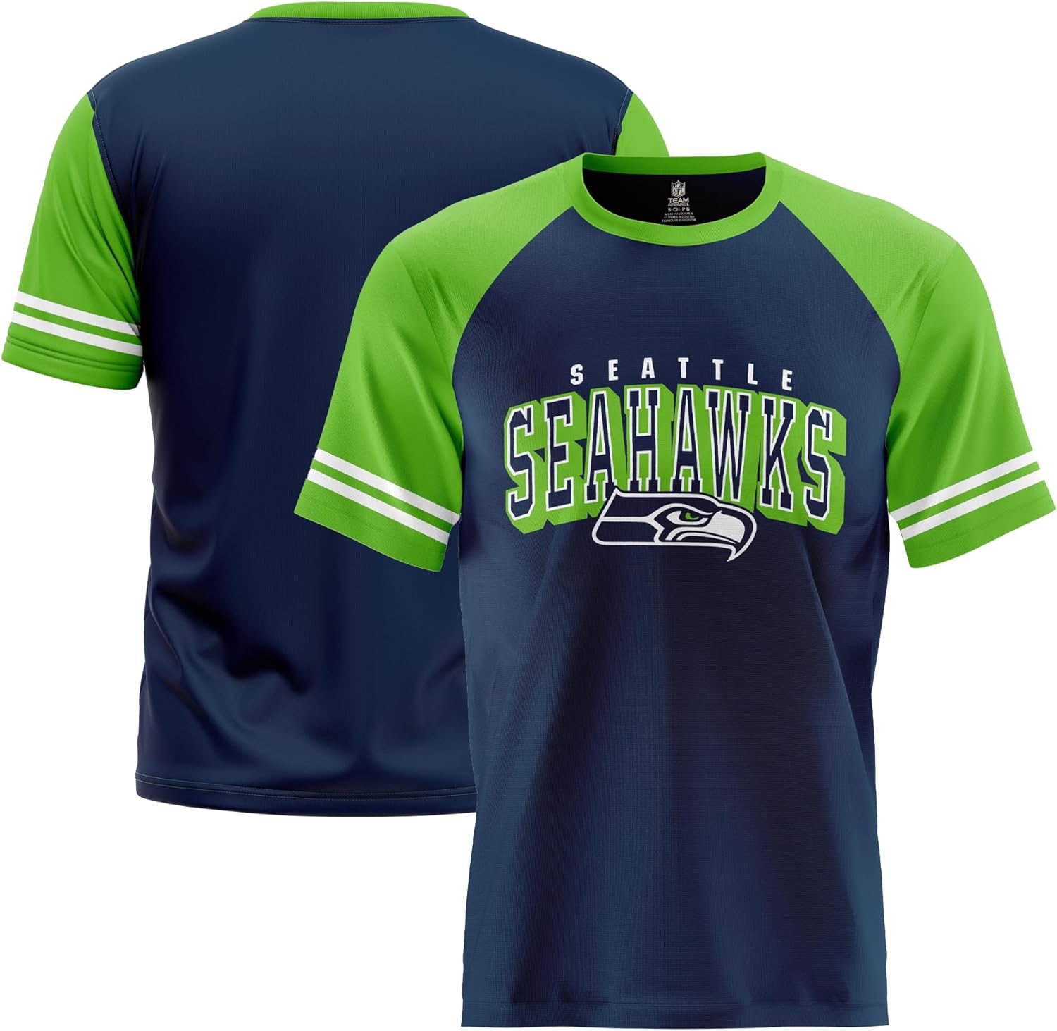 NFL Kids Youth Team Color Wordmark Performance Jersey T-Shirt