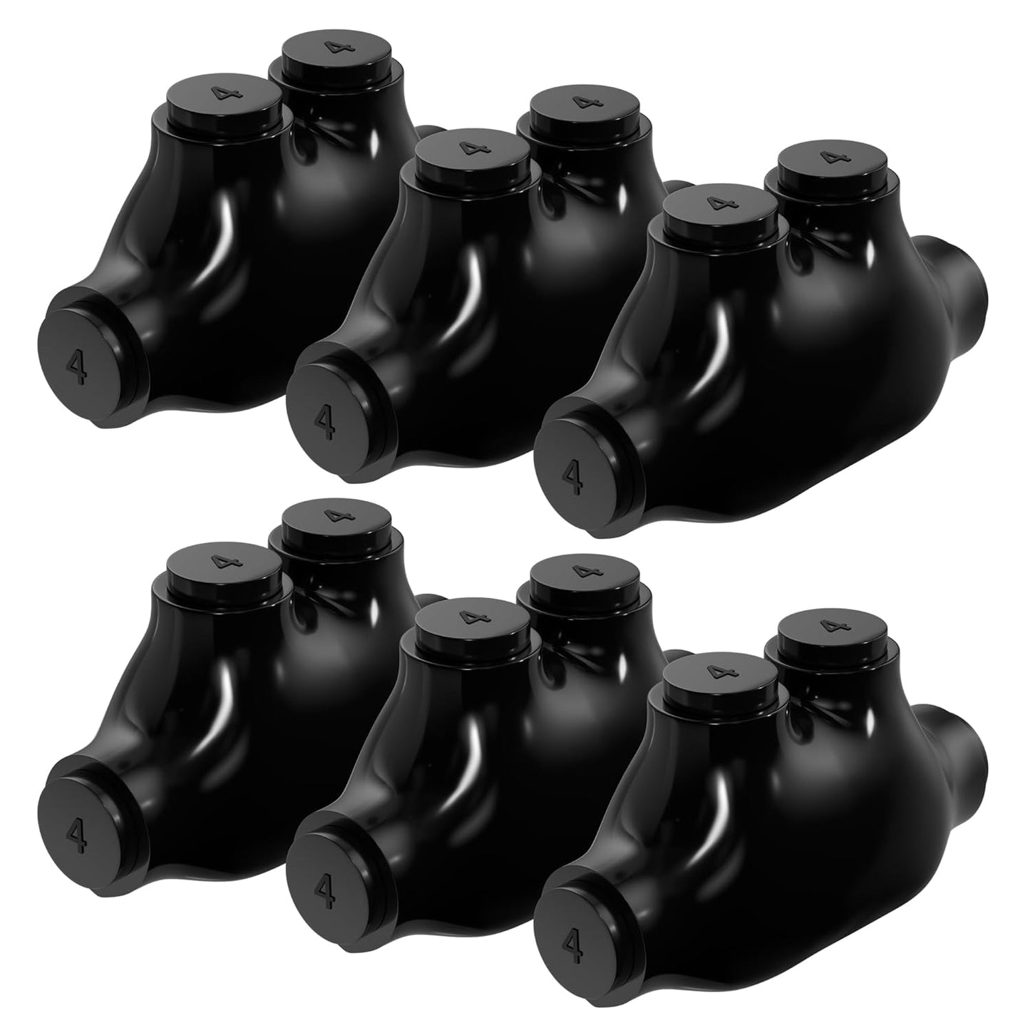 6 Pack Insulated Inline Splice Connector for Safe Wiring