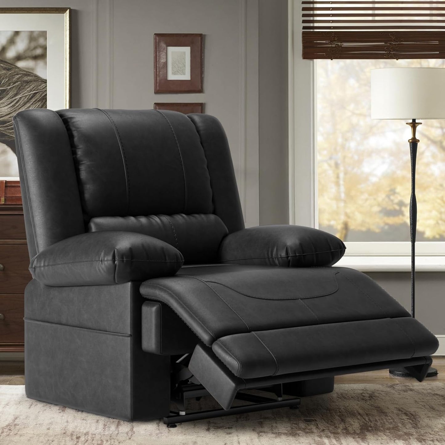 Luxury Power Lift Recliner with Massage & Heat for Elderly by Couchus