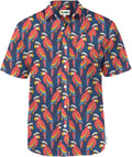 Tipsy Elves Hawaiian Shirts for Men - Stretch Modern Fit Button-Down