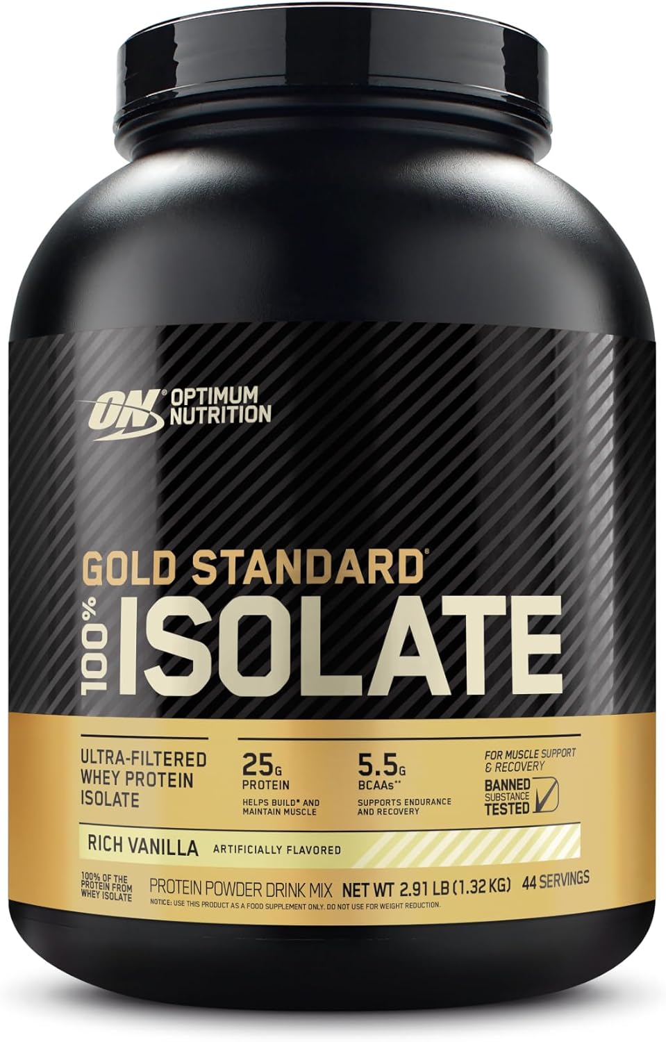 Optimum Nutrition Gold Standard 100% Isolate Protein Powder Review