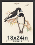 18x24 Frame Black with Elegant Concave Design - Classic Poster Frame
