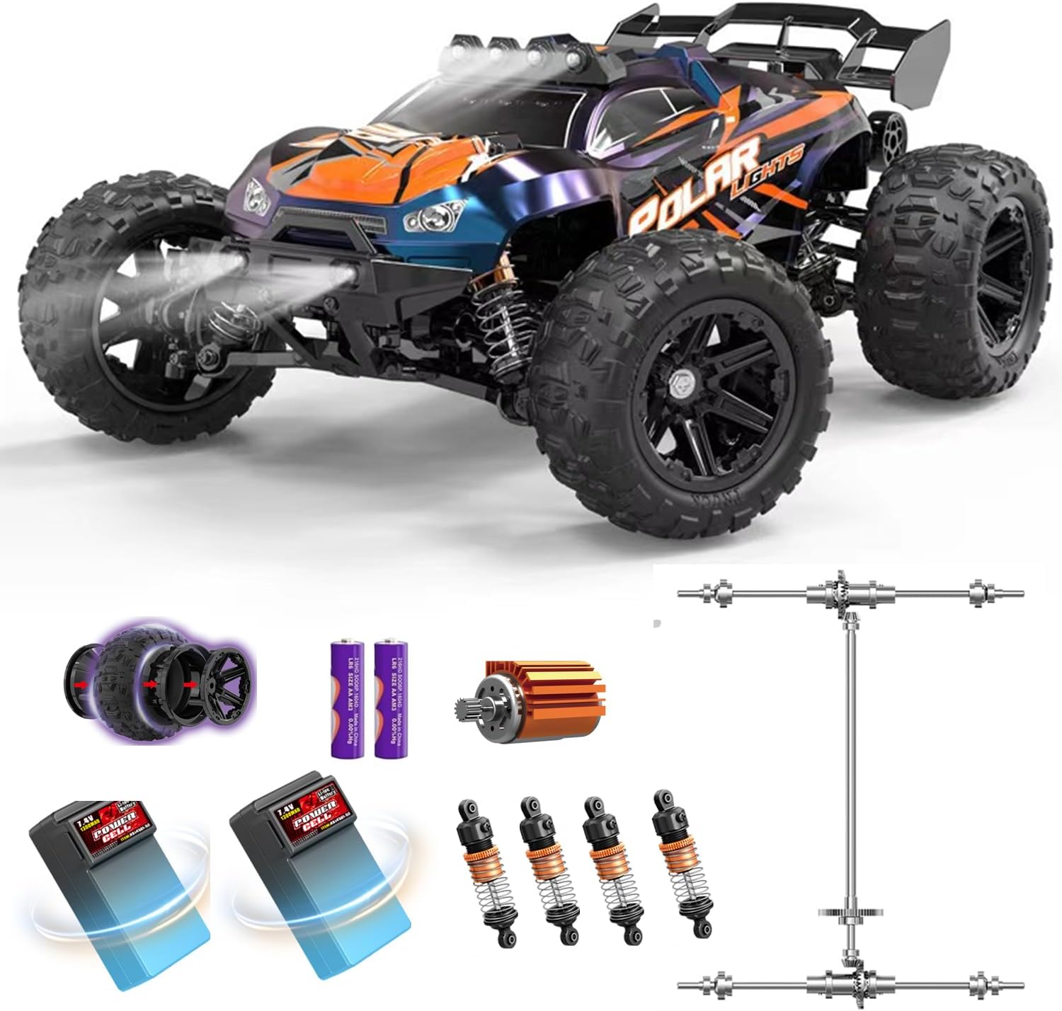 1:14 Remote Control Car - High Speed Off Road Racing Truck