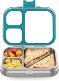 Stainless Steel Lunch Box 3 Compartments Bento - Leak-Proof & Durable