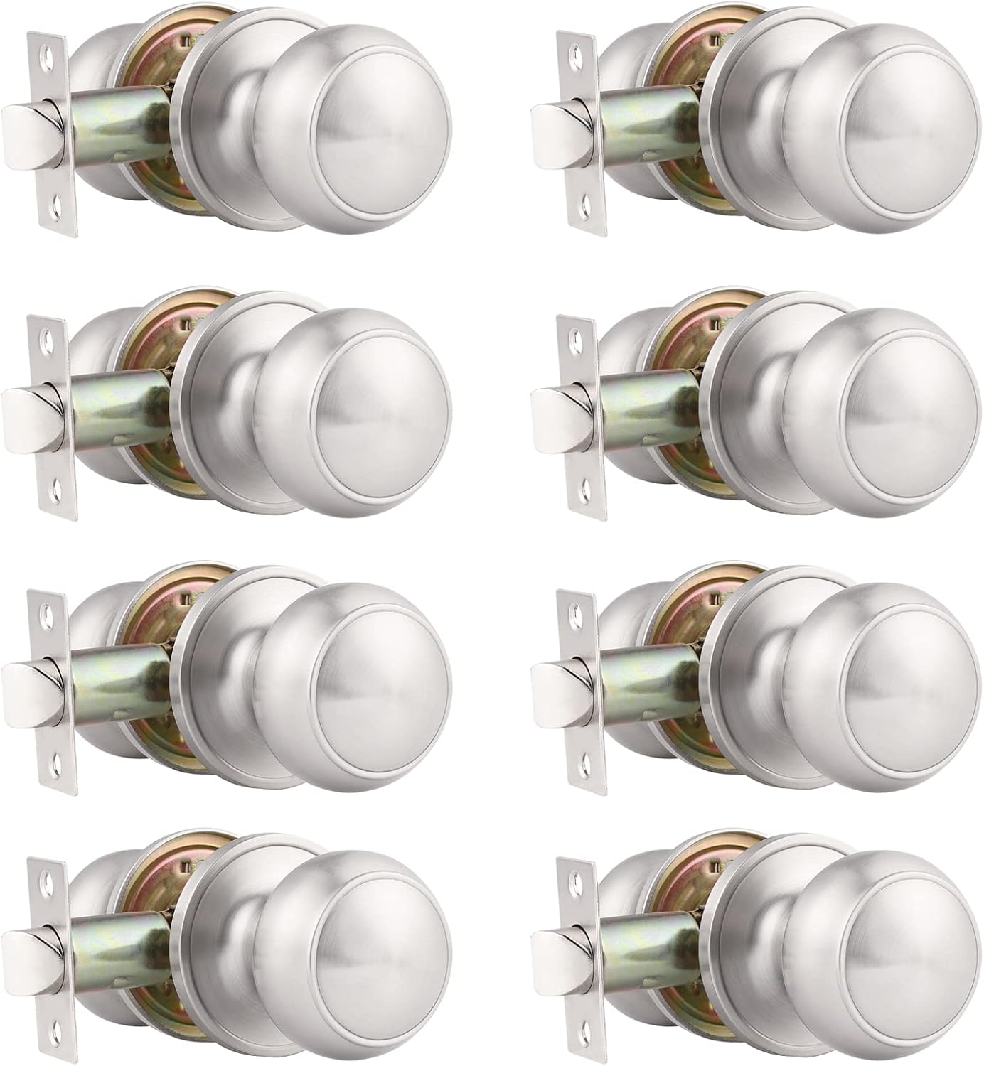 Probrico Keyless Interior Passage Door Knobs for Hall and Closet