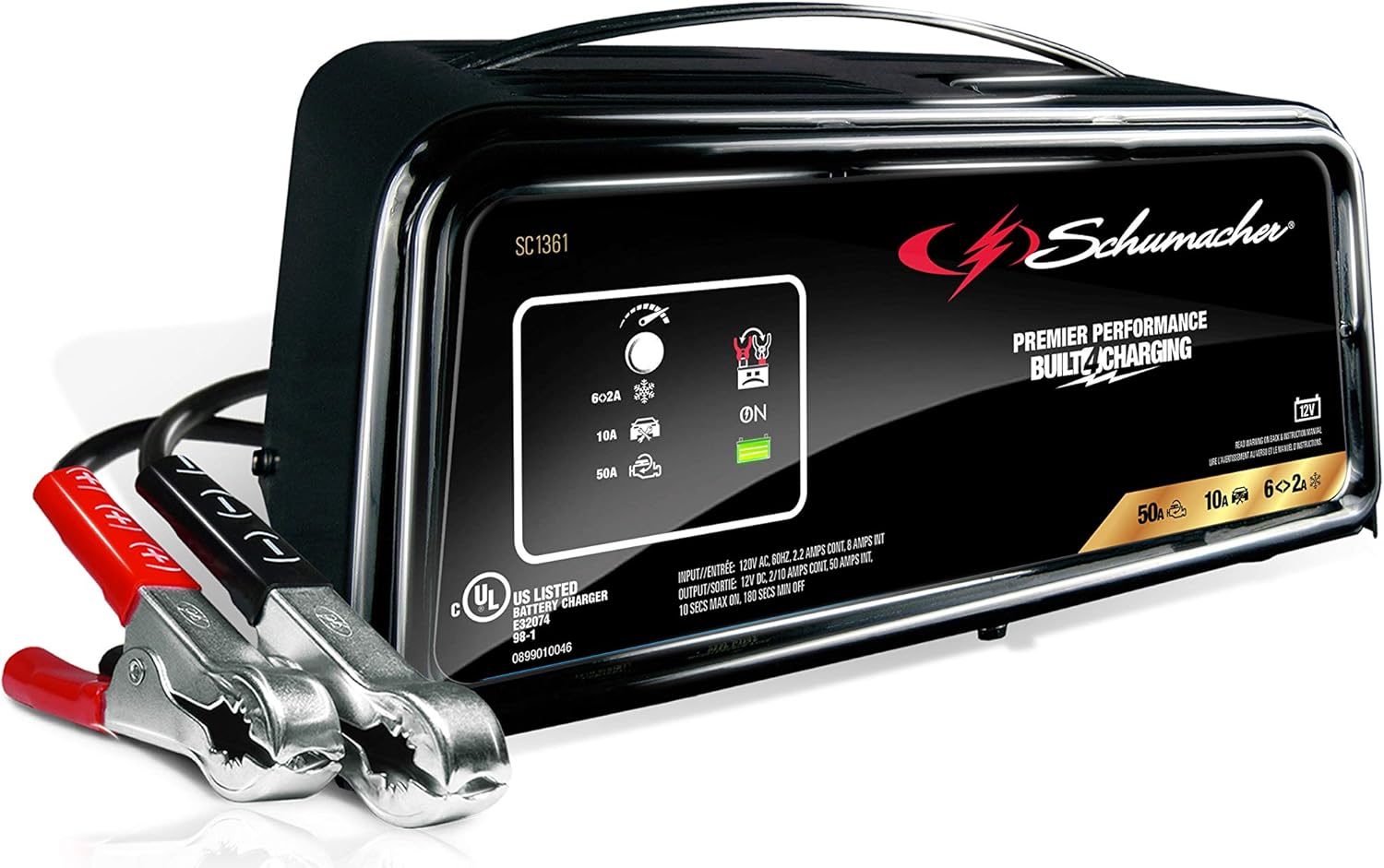 Schumacher Electric 4-in-1 Charger: 50 Amps, 12V Power