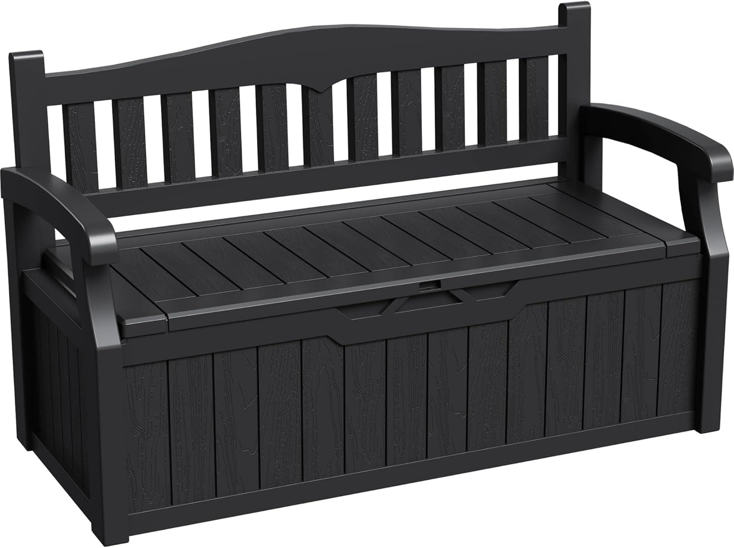 Greesum 80 Gallon Storage Bench Outdoor Deck Box for Patio