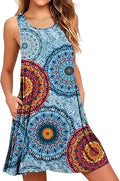 WEACZZY Women's Casual Swing Dress for Summer Beach Outings