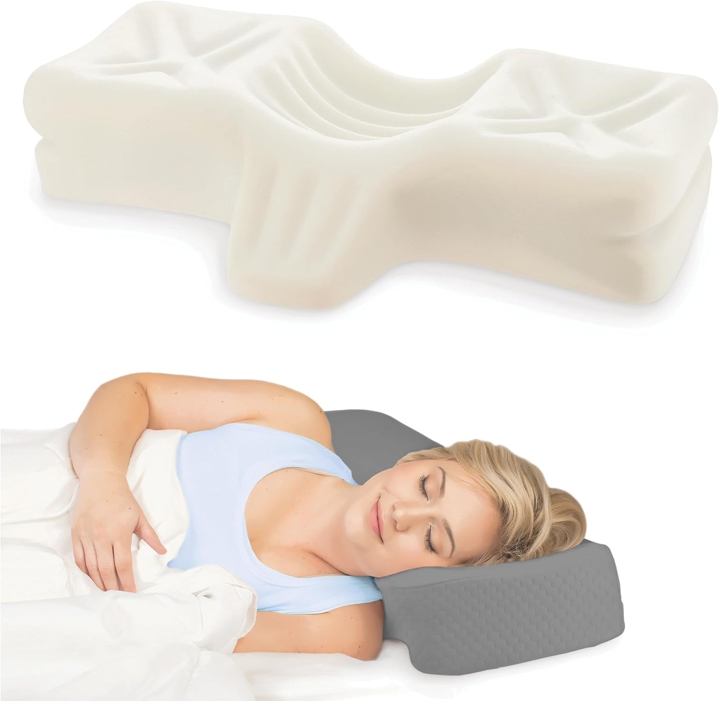 Therapeutica Cervical Orthopedic Foam Pillow for Neck Support