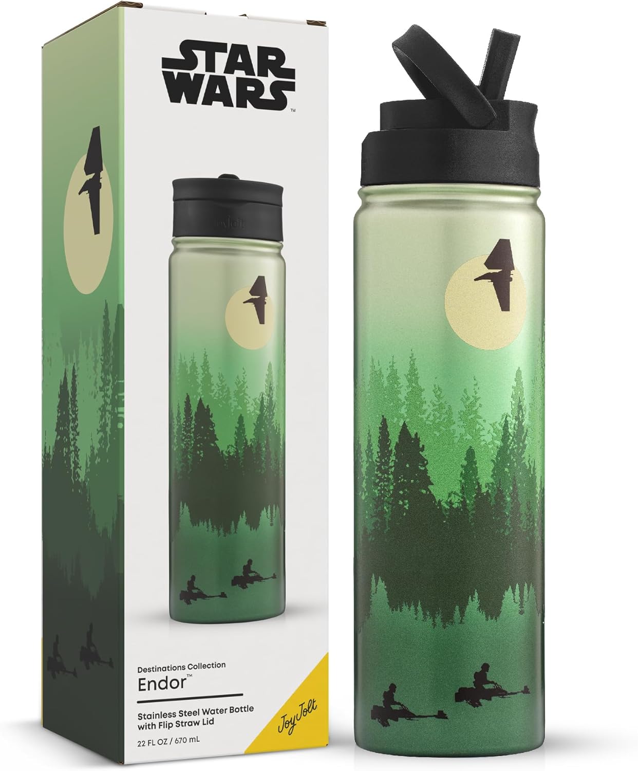 Star Wars Water Bottle 22 oz - JoyJolt Stainless Steel Insulated